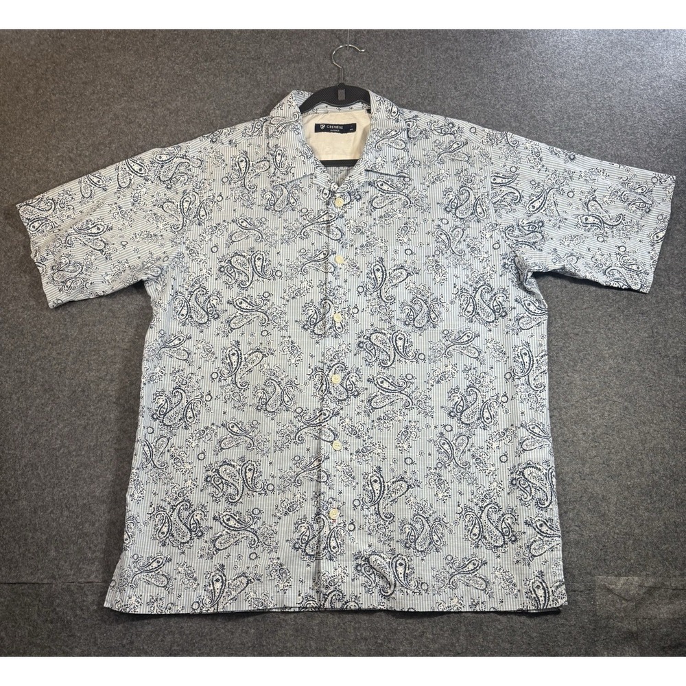 Cremieux Classics Short‎ Sleeve Button Down Shirt Size 38 M
